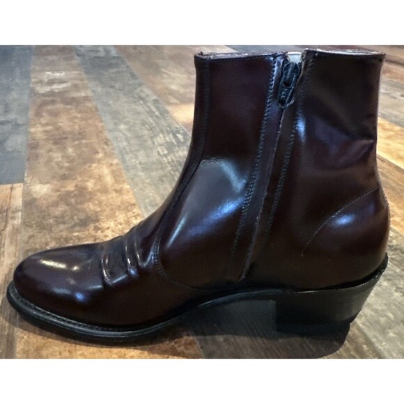 Vintage HANOVER Burgundy Leather 6\